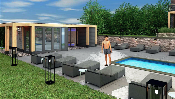 hotel met buiten wellness suite
